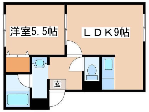 イーグルサウス１７Ａの物件間取画像